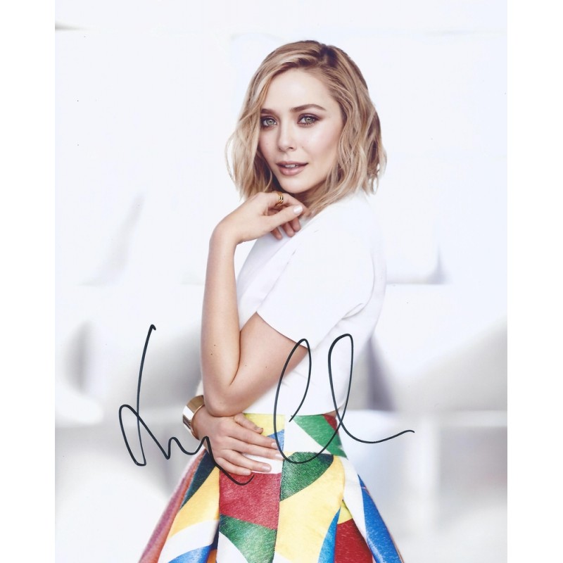 Elizabeth OLSEN Autograph