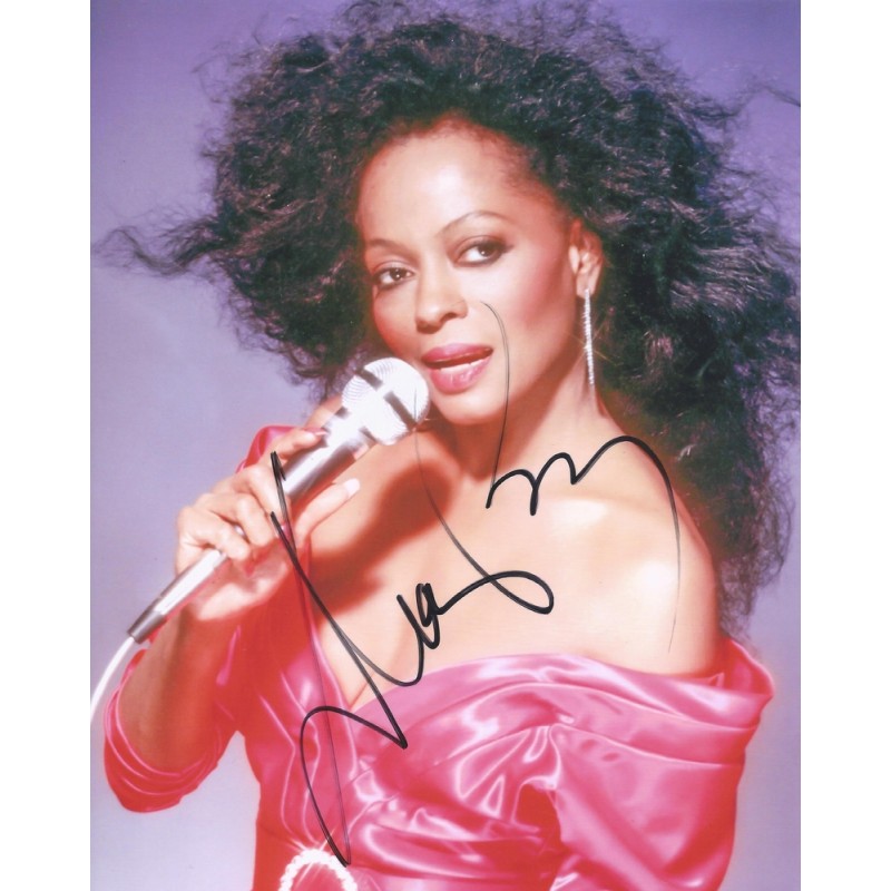 Diana ROSS Autograph
