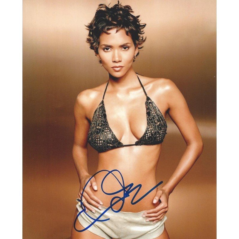 HALLE BERRY AUTOGRAPHED SIGNED A4 PP POSTER PHOTO PRINT 4 