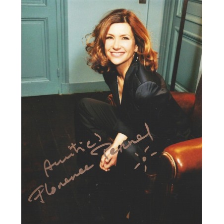 Autographe Florence Pernel Photo Dedicacee