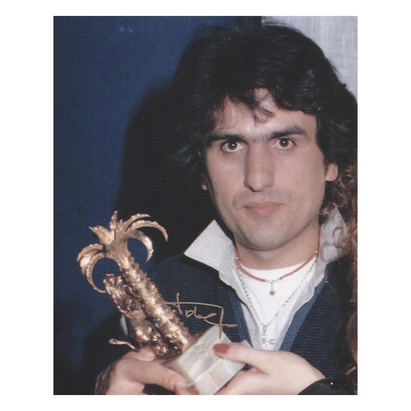 Фото итальянских певцов 80 Toto CUTUGNO Autograph