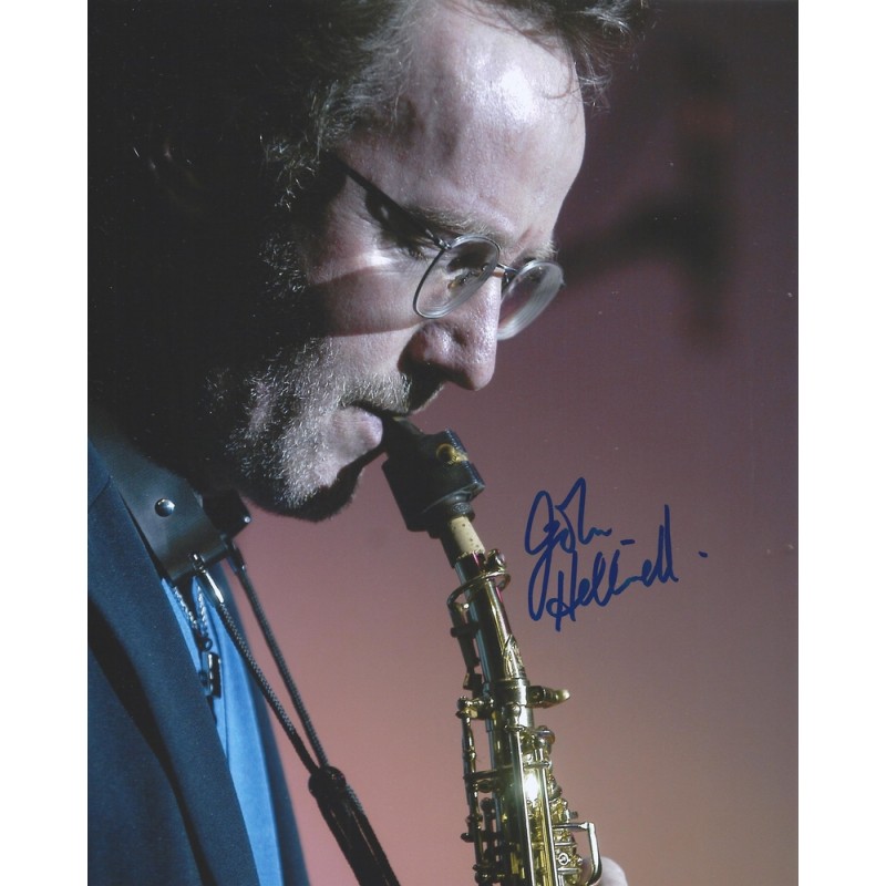 Autographe John HELLIWELL SUPERTRAMP (Photo dédicacée)