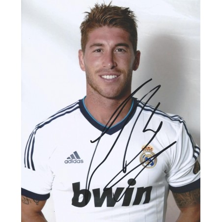 Autographe Sergio RAMOS (Photo dédicacée)