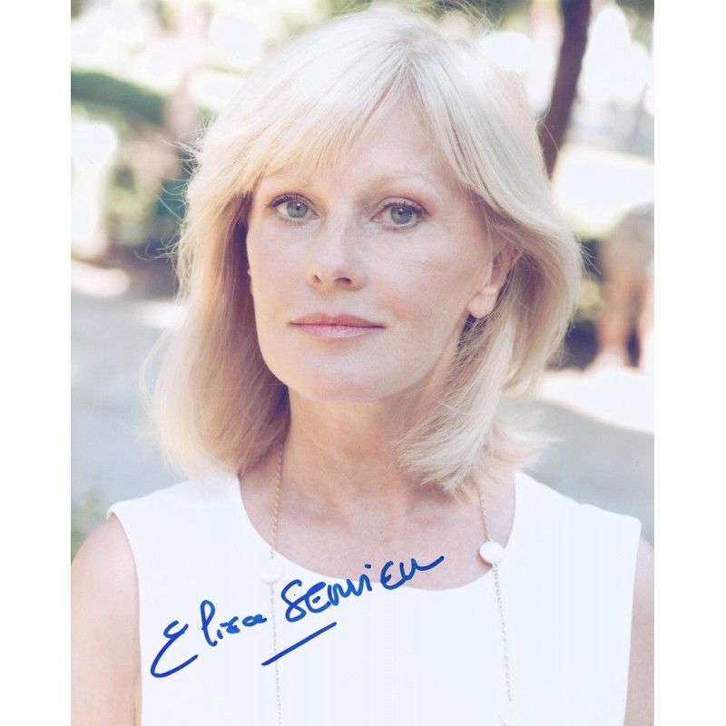 Elisa Servier Le Coeur Des Hommes Autographe Elisa SERVIER (Photo dédicacée)