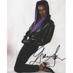 SINGER GRACE JONES Promo Autographed Signed 8x10 Photo rp 
