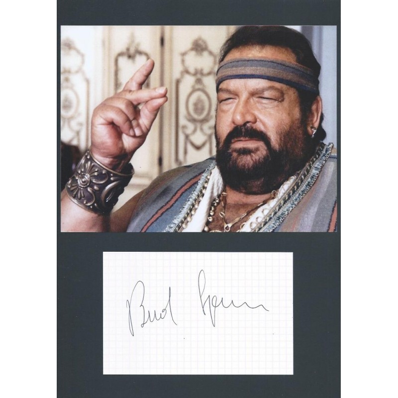Size Reprint/Repro Autograph 16 x 10 cm Autograph Bud Spencer