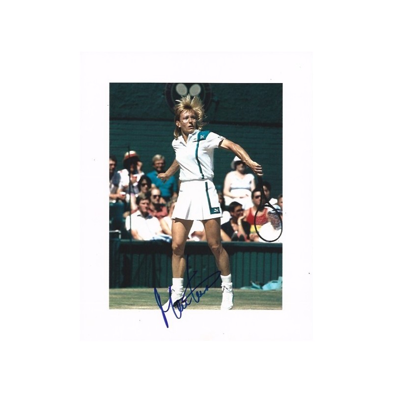 Martina NAVRATILOVA Autograph