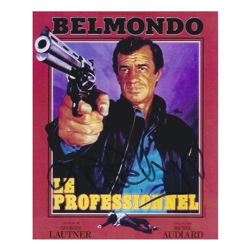 Jean Paul Belmondo on a shoot - Photographic print for sale