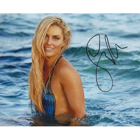 リンゼイ・ボン直筆サイン入り超 特大写真…Lindsey Vonn - メルカリ