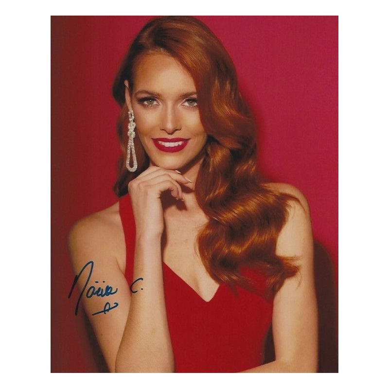Autographe Ma va COUCKE Miss France 2018 Autographe Ma va COUCKE Miss France 2018