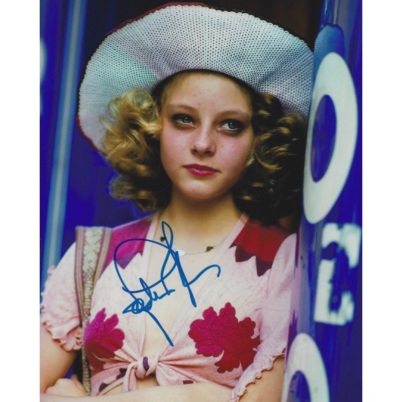 ユニークイメージ社Jodie Foster Collageautographed Jodie FOSTER Autograph