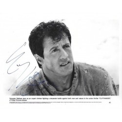Cadre Décoration Cinéma Photo Déco Sylvester Stallone Rocky - A4 Avec Autographe Imprimé - Cadeau Fan Cinéma Collectionneur Stallone Signed