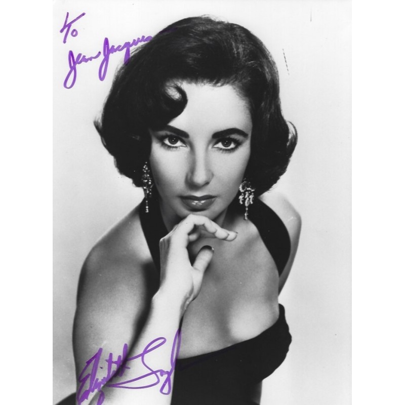 堅実な究極の Autographe Elizabeth TAYLOR コレクション