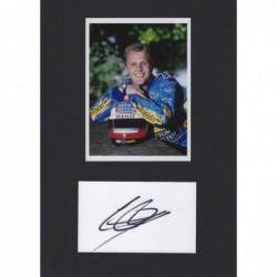 Carte Autographe Originale Johnny Herbert – Formule 1 – Signée – Collection (Réf. A 153355)