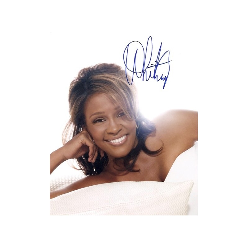 Whitney Houston R&B & Soul USA Autograph Autogramm Sängerin