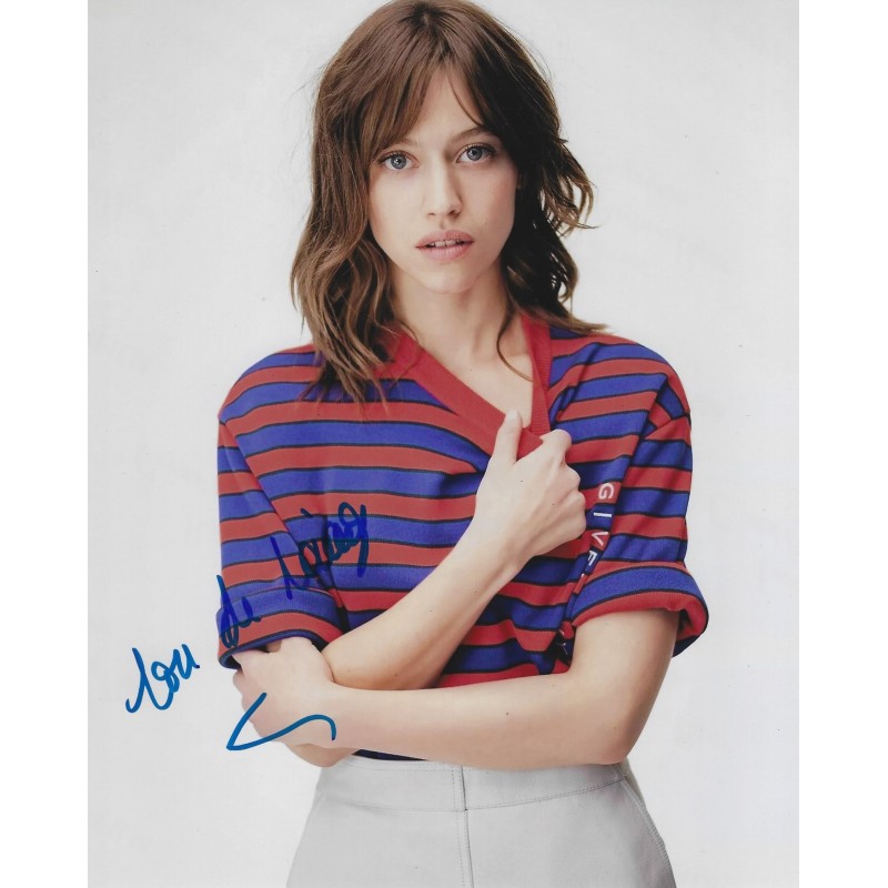 Lou DE LAÂGE autograph