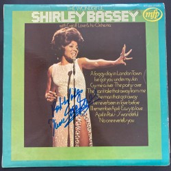 SHIRLEY BASSEY SIGNED PHOTO PRINT AUTOGRAPH MUSIC 