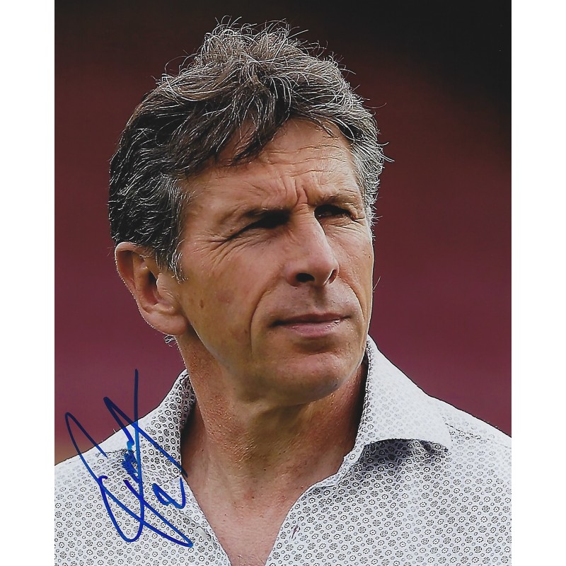Autographe Claude PUEL Autographe Claude PUEL