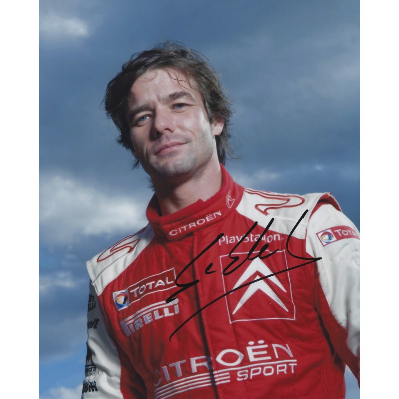 Sébastien Loeb autographe maillot rally citroen