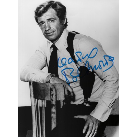 AUTOGRAPHE ORIGINAL DE Jean Paul Belmondo - Signed Photo/Photo dédicacée 15x20cm