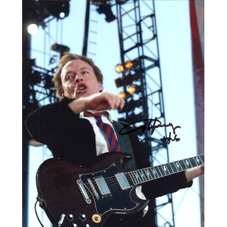 Angus YOUNG - AC/DC Autograph