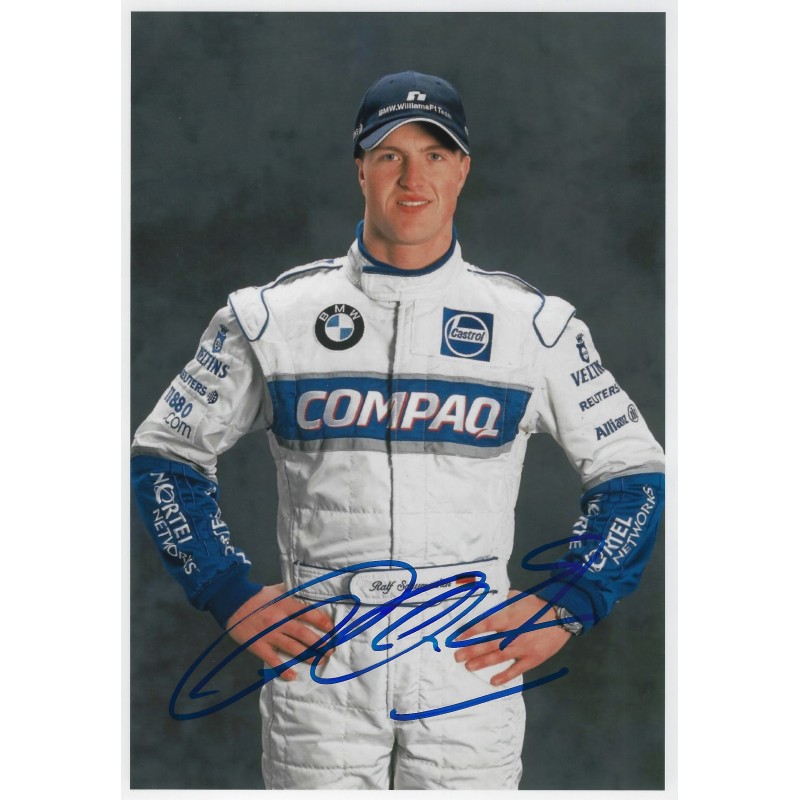 2003 Grand Prix de France original poster, autographed by Ralf Schumac - l'art et l'automobile