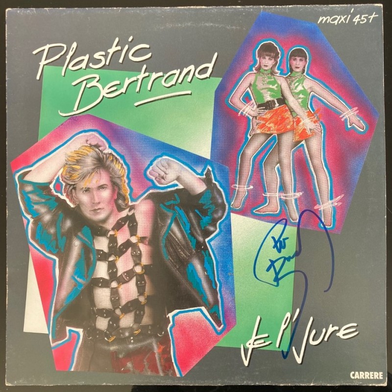 Plastic BERTRAND autograph
