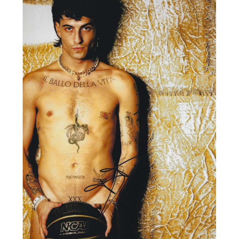 MANESKIN - Damiano DAVID autograph