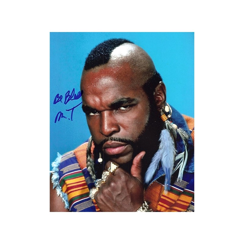 MISTER T Autograph