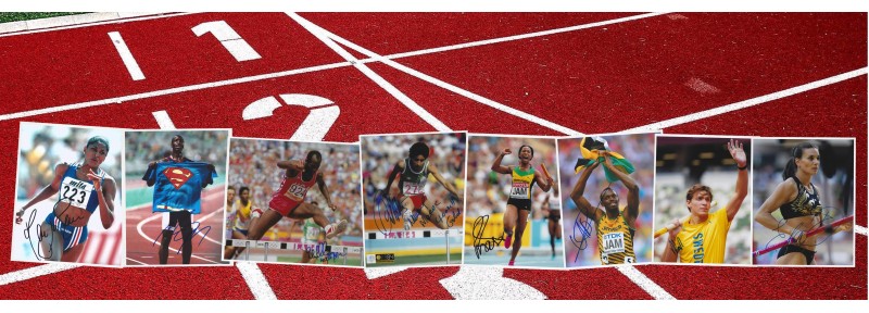 Athlete Autograph - Athletics Autographed Photos